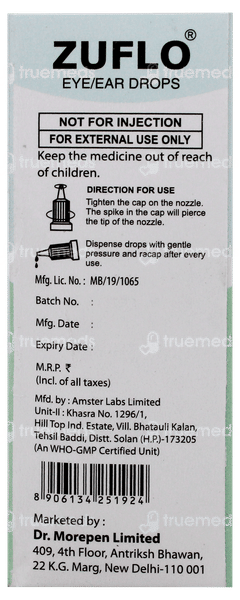 Zuflo Eye Drops 10 ML Zuflo Eye Drops 10 ML
