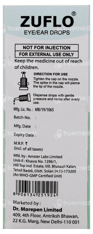 Zuflo Eye Drops 10 ML