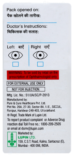 Lupitros Z Eye Drops 3ml Lupitros Z Eye Drops 3ml