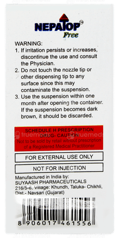 Nepatop Free Eye Drops 5ml