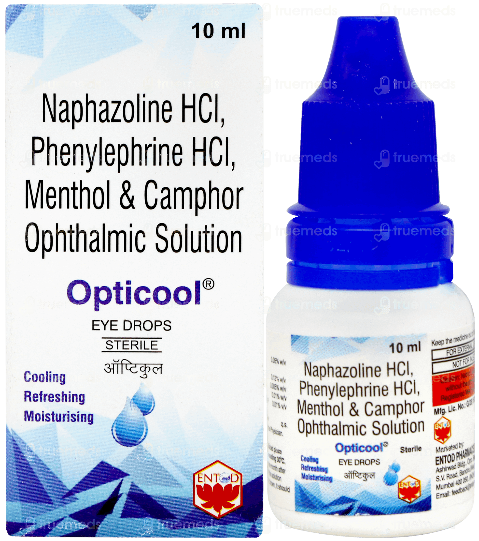 Optinac Drop Opticool Eye Drop 10 Ml - Uses, Side Effects, Dosage, Price | Truemeds
