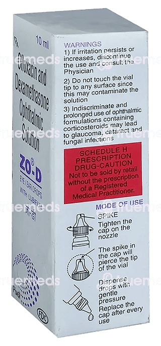 Zo D 0.3/0.1 % Eye/ear Drops 10 ML