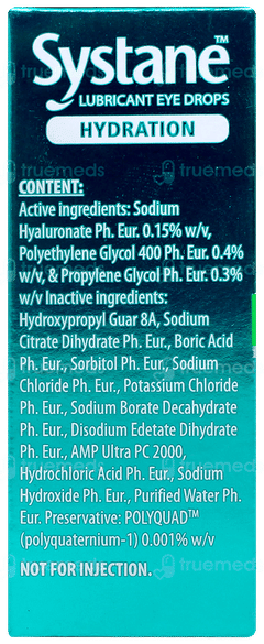 Systane Hydration Lubricant Eye Drops 10ml