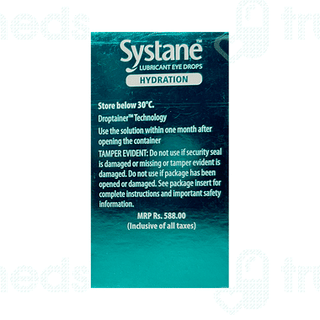 Systane Hydration Lubricant Eye Drops 10ml