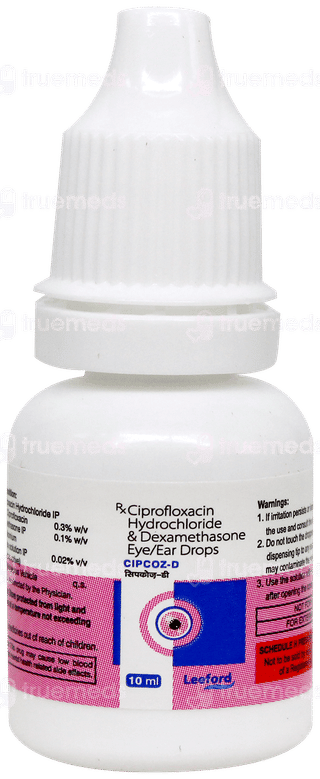 Cipcoz D Eye/Ear Drops 10Ml