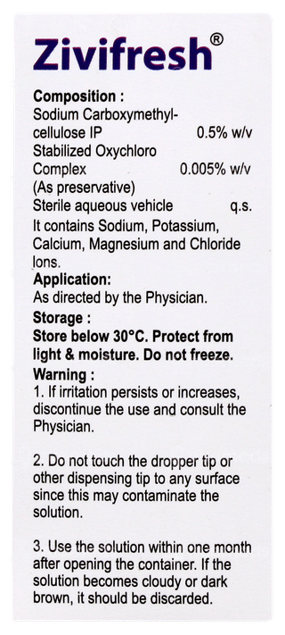 Zivifresh Eye Drops 10ml