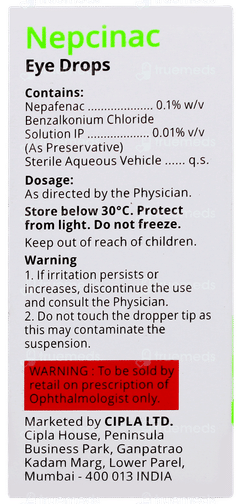 Nepcinac Eye Drops 5ml