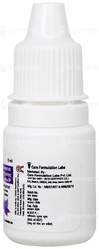 Travoprost Eye Drops 3ml