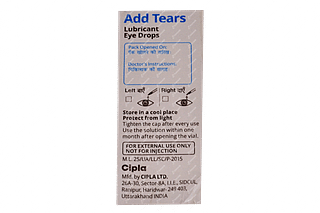 Add Tears Lubricant 0.5 % Eye Drop 10 ML