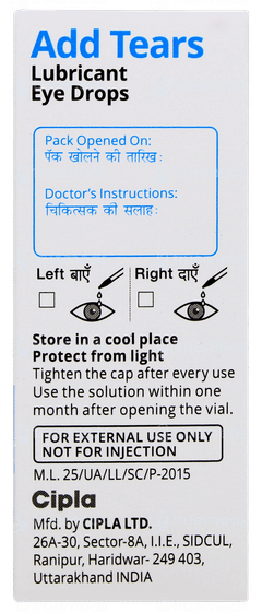 Add Tears Eye Drops 10ml