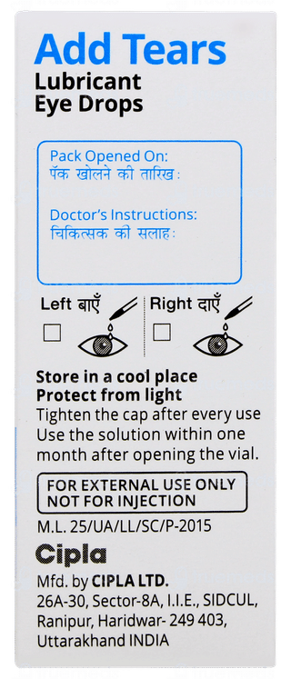 Add Tears Eye Drops 10ml