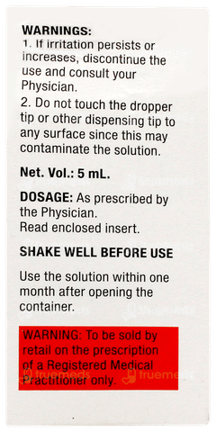 Azarga Eye Drops 5ml Azarga Eye Drops 5ml