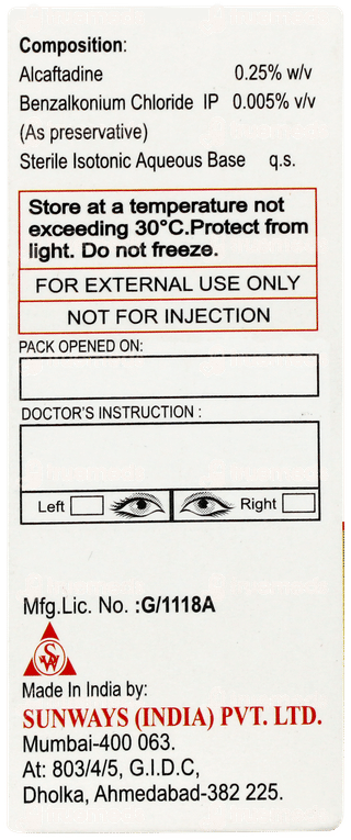 Alcatop Ophthalmic Solution 5ml