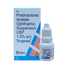 Trupred Ophthalmic Suspension 10Ml Trupred Ophthalmic Suspension 10Ml