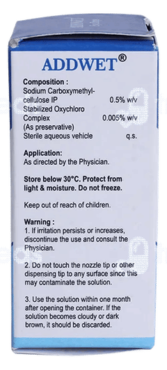 Addwet Eye Drops 10Ml Addwet Eye Drops 10Ml