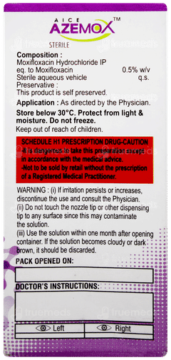 Azemox Eye Drops 5ml Azemox Eye Drops 5ml