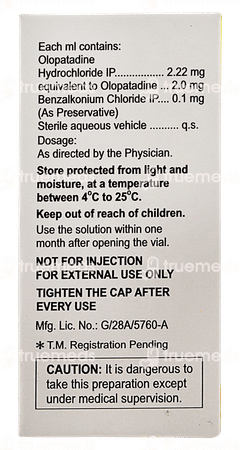 Alerchek Od Ophthalmic Solution 3ml Alerchek Od Ophthalmic Solution 3ml