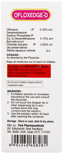 Ofloxedge D Eye Drops 10ml