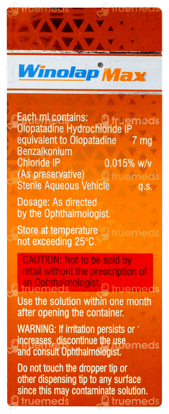 Winolap Max Eye Drops 2.5ml