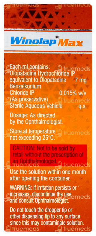 Winolap Max Eye Drops 2.5ml