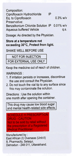 Alciflox Eye/ear Drops 15ml Alciflox Eye/ear Drops 15ml