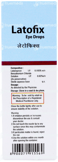 Latofix Eye Drops 2.5ml