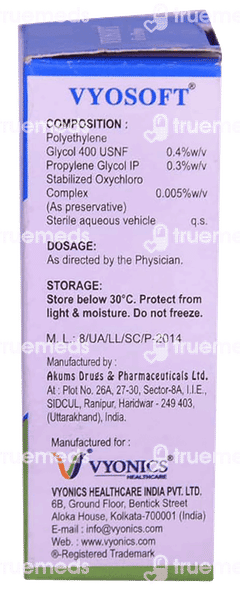Vyosoft Eye Drops 10ml