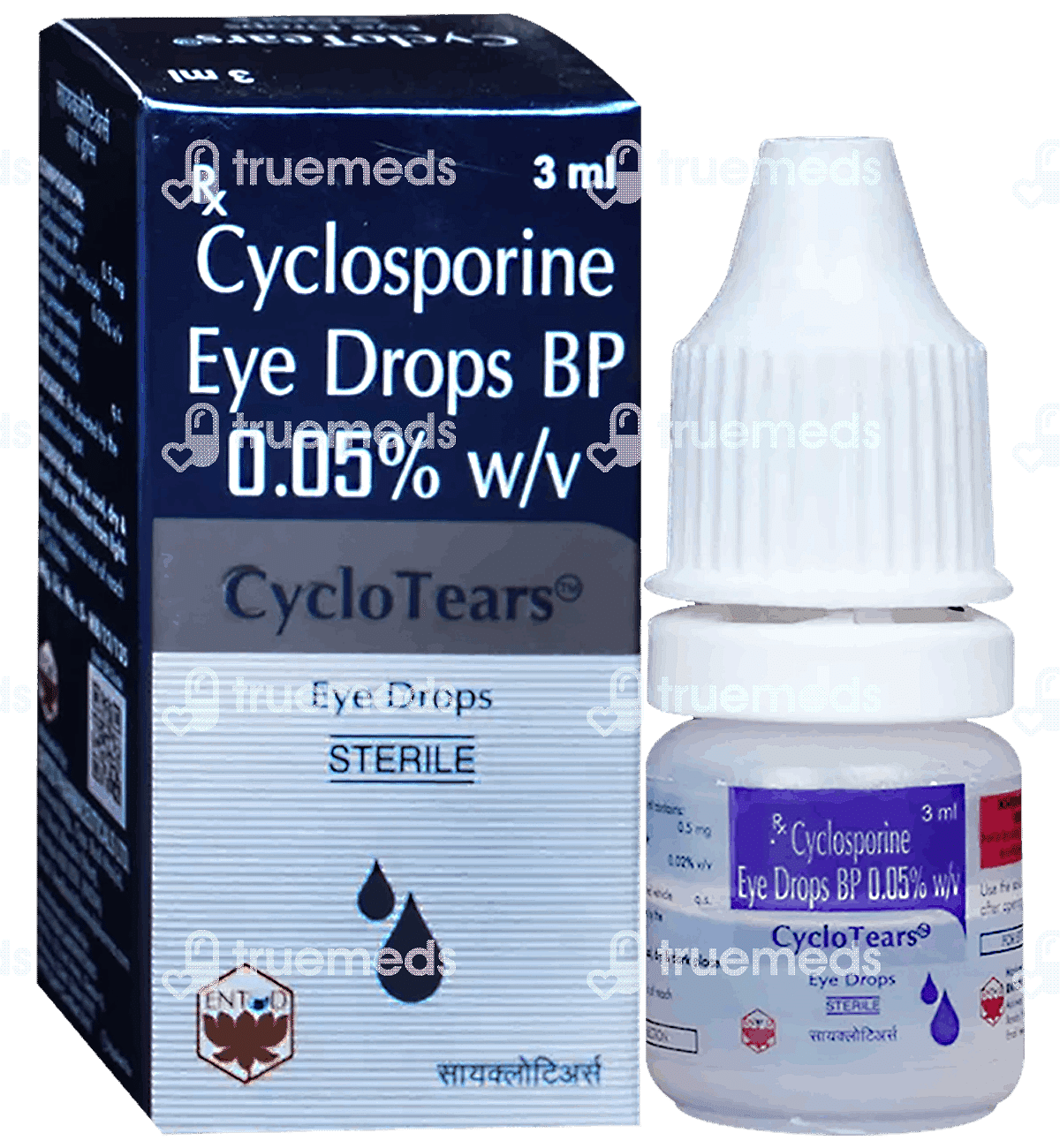 Cyclo Tears 005 Eye Drop 3 Ml - Uses, Side Effects, Dosage, Price ...