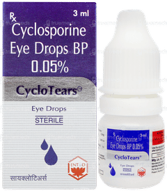 Cyclo Tears Eye Drops 3ml Cyclo Tears Eye Drops 3ml