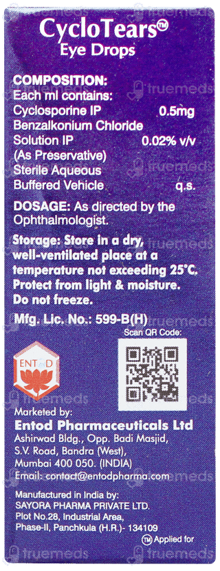 Cyclo Tears Eye Drops 3ml