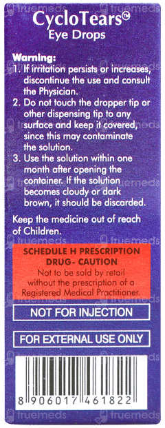Cyclo Tears Eye Drops 3ml