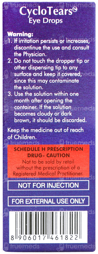 Cyclo Tears Eye Drops 3ml