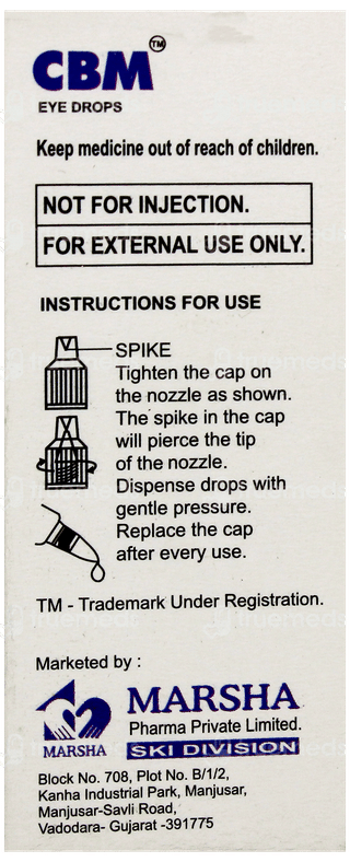 Cbm 0.5% Eye Drops 10Ml