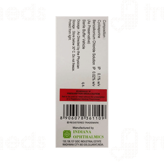 Xiclone 0.1 % Eye Drops 5 ML