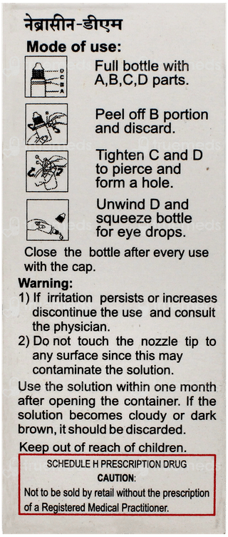 Nebracin Dm Eye Drops 10ml