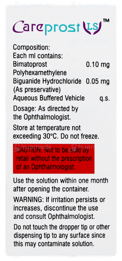 Careprost Ls Eye Drops 3ml