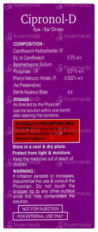 Cipronol D 0.1/0.03 % Eye Drop 10 ML