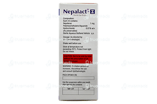 Nepalact Z 0.1% Ophthalmic Suspension 5 ML