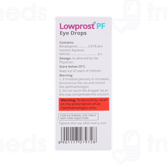 Lowprost Pf Eye Drops 5ml Lowprost Pf Eye Drops 5ml
