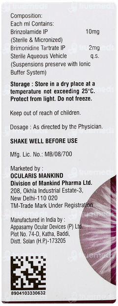 Brinzolast Eye Drops 5ml Brinzolast Eye Drops 5ml