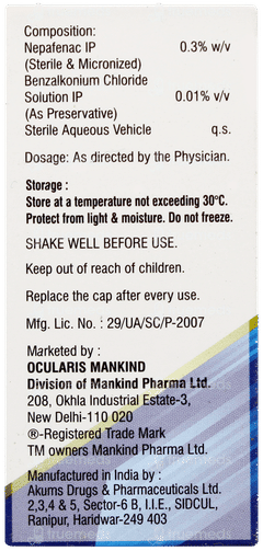 Nepastar Od Eye Drops 3ml