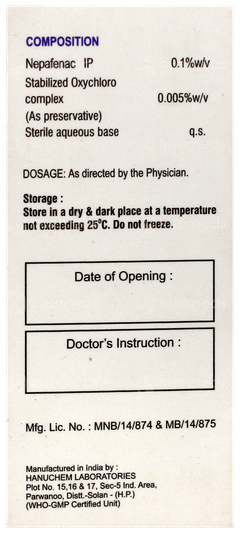 Nexanac Ophthalmic Suspension 5Ml