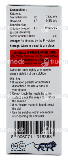 Ketozox Of Eye Drops 10ml