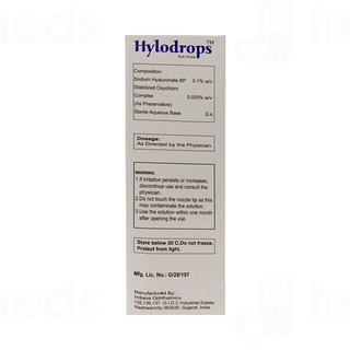 Hylodrops Eye Drops 10 ML