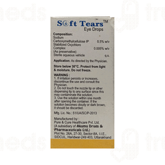 Soft Tears Eye Drops 10ml Soft Tears Eye Drops 10ml