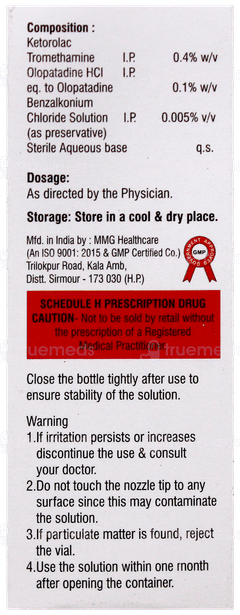 Ketorovac Op Eye Drops 5Ml Ketorovac Op Eye Drops 5Ml