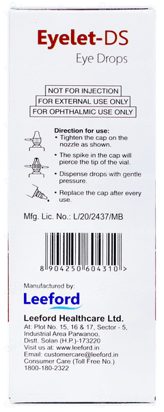 Eyelet Ds Eye Drops 10ml