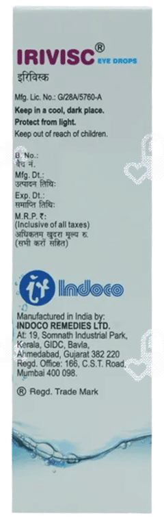 Irivisc Eye Drops 15Ml