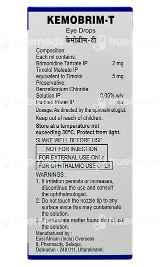 Kemobrim T Eye Drops 5 ML