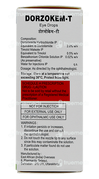 Dorzokem T Eye Drops 5ml